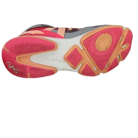 Ryka Sneakers Devotion XT Mid Training Womens Size 8W Gray Pink HighTop Mesh - Picture 2 of 16